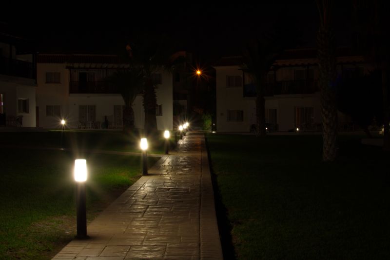 Courtyard Light Installation in Honolulu, HI